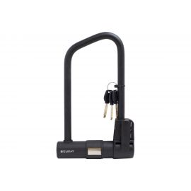 Навесной замок БУЛАТ ВС 387-01 (всепогодный; 3 ключа; диаметр 16,5 мм; с креплением на раму велосипеда) 14031 