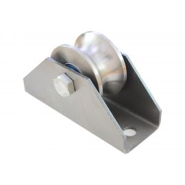 Ролик Rolik-Opt металл, d.65 мм, под трубу d.3/4"", на платформе С3612 