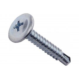 Саморезы ВИРТУОЗ 4,2х19 мм полусферическая головка с прессшайбой, сверло, 50 шт 02297 