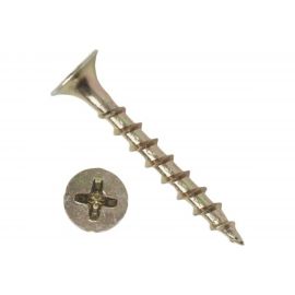 Саморез по дереву для ГКЛ Метизный двор 3,5x35, желтый, цинк, Ph2, 500 шт. 4690441028136 