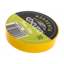 Изолента ФАZА 15/20 желтая TP-15/20 new 5025608 