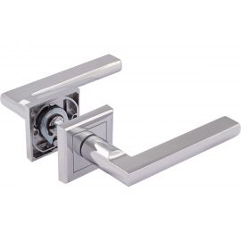 Дверная ручка НОРА-М 108К AL хром 15918 