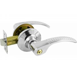 Межкомнатная защелка НОРА-М ЕСО хром ТТ15-01-Э ключ/фикс. 16755 