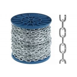 Короткозвенная цепь МЕТАЛЛСЕРВИС DIN 766, 5 мм, оцинкованная, 30 м 1227105 