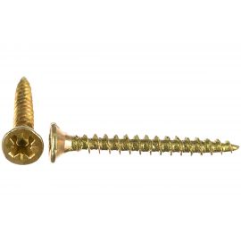 Саморез КРЕП-КОМП желтый цинк POZY 3,5х30 1000шт жд3530ф 