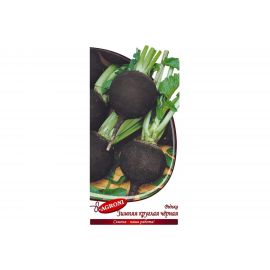 Семена Агрони Редька ЗИМНЯЯ КРУГЛАЯ ЧЕРНАЯ 3752 