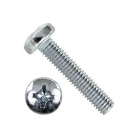 Винт BEFAST DIN 7985, полусфера, полная резьба, покрытие цинк, 3х16, 50 шт. 7985F0301650S 