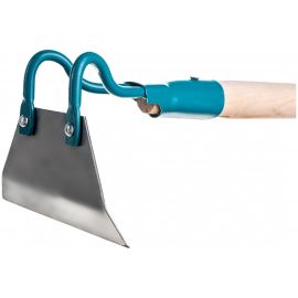 Мотыга из нержавеющей стали с черенком Gigant 80x150 мм GHS-04 