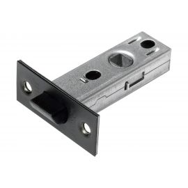 Межкомнатная защелка с пластиковым язычком MORELLI LP6-45 BL, цвет - черный 9012829 