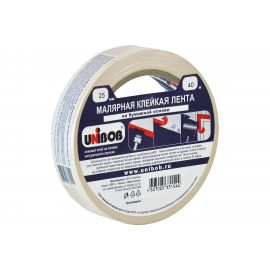 Малярная клейкая лента UNIBOB 25 мм х 40 м 214972 