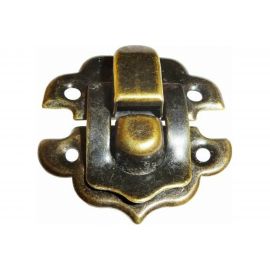 Замочек для шкатулок Левша 30x30 мм, бронза У8-7059.СБ 