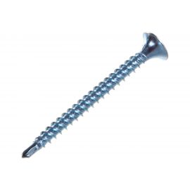 Саморез по металлу для ГКЛ Метизный двор 3,5x41 потайной, оцинкованный, сверло, 500 шт. 4607159062901 