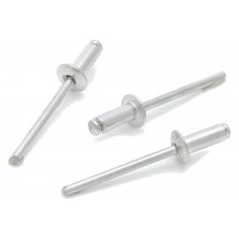 Заклепки вытяжные алюминиевые с широким бортиком (4х10 мм; 50 шт) Дело техники 452410 