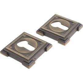 Декоративная накладка РЕНЦ на цилиндр, бронза античная матовая ET 19 MAB 