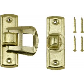 Замок для шкатулки VORMANN 30х19 мм, оцинкованный, цвет: латунь, комплект 2 шт. европодвес 090837000 