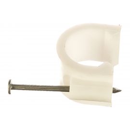 Скоба для кабеля, круглая А 12мм, 30шт - пакет Tech-Krep 103652 