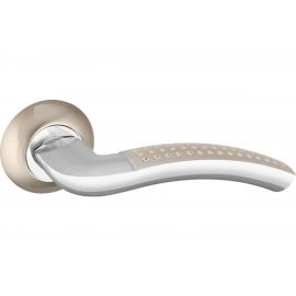 Раздельная ручка PUNTO LOGICA TL SN/CP-3 матовый никель/хром 105 мм 37665 