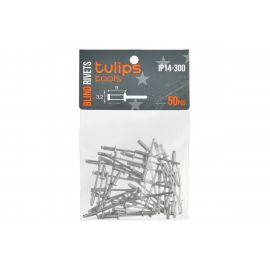Вытяжные заклепки Tulips tools 3.2х9 мм, 50 шт IP14-300 