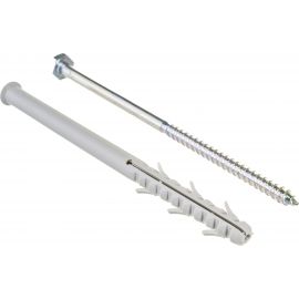 Рамный дюбель ЗУБР Профессионал нейлоновый с шурупом 10 x 160 мм 50 шт. 4-301475-10-160 