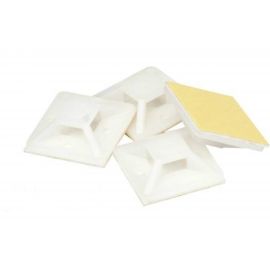 Монтажная самоклеящаяся база Navigator 25х25 белый NFP-25-100/WH 100шт 4670004710623 155904 