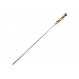 Шампур с деревянной лакированной ручкой СИМАЛЕНД 700x10x3 мм 3310259 