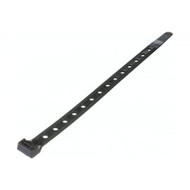 Нейлоновые стяжки FORTISFLEX КСО Multihole 10х200 черный 100 шт. 81156 