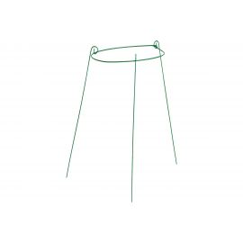 Кустодержатель Greengo Троеножка 30х60 см, ножка 0.3 см, металл, зеленый 3251021 