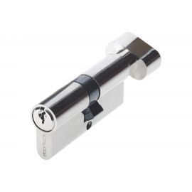 Цилиндр DOORLOCK V 2200Z N серия Variant, никелированный, 30x30 мм, кл/пов. кнопка, 5 ключей 79010 