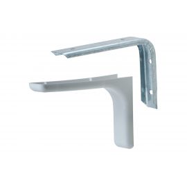 Кронштейн с декоративными накладками MFK-TORG белый L=240мм К-88 