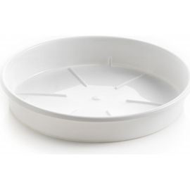 Поддон Teraplast PLATO диам. 20 см, высота 3.3 см, белый 08086020022 