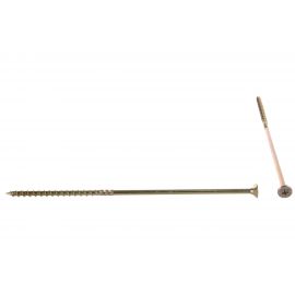 Шуруп Rusconnect CS 06200 с/нарез. д/дерева, потай, 6х200, 100 шт. Желтый цинк 310620 