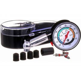 Механический манометр A2DM кейс, набор золотников с колпачками, экстрактор 121002 