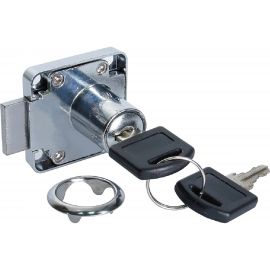 Мебельный замок Левша 138 никель У8-9229 