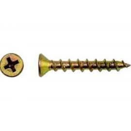 Шуруп для дерева Саморезик 5х70 универсальный потай, желтый цинк, Pz-2 200шт SYZ-5х70-200 