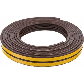 Самоклеящийся резиновый уплотнитель SDM тип E, 9 мм х 4 мм, коричневый, 6 м 5246 