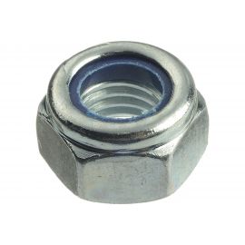 Шестигранные гайки со стопорным кольцом Профикреп DIN985 Zn, М12 25 шт 111161 