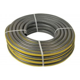 Поливочный неперекручивающийся шланг USP черный/желтый, 3/4"x25 м 77285-16 