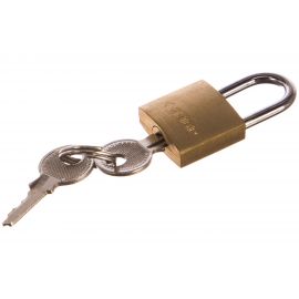 Навесной мини замок Зубр латунный корпус, 20 мм, Профессионал 37130-20_z01 