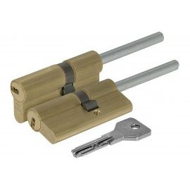 Цилиндровый механизм под вертушку CISA дл. шток ASIX OE307-90.00 80 мм/45+10+25, ЛАТУНЬ 23919 