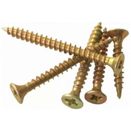 Шуруп VIPкрепеж жёлтый цинк 3,5x45, 450 шт. 41328 VIPL 