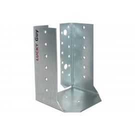 Закрытая опора бруса LUCKY Guy 140х76х100х2,0 мм, оцинкованная 100 04 100 3 