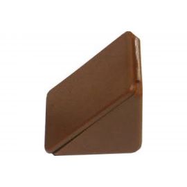 Мебельный уголок с шурупом Невский Крепеж темно коричневый 6 шт 822889 