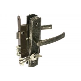 Врезной замок СТРОММАШИНА ЗВ 9-4-1-4-10 серебро 6658 