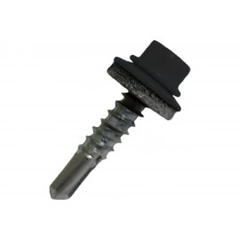 Саморез по металлу Daxmer св. №3 5,5х25 RAL 9005 16566 