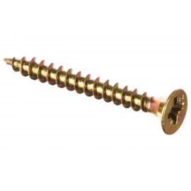 Универсальный саморез Tech-Krep 35х4,0 мм 200 шт желтый, коробка с окном 102244 