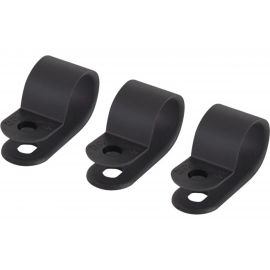 Нейлоновая крепежная скоба TDM СКН-20, черная, 100 шт. SQ0514-0216 