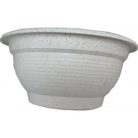 Кашпо Осколпласт 6.5 л, мраморное 650-08 