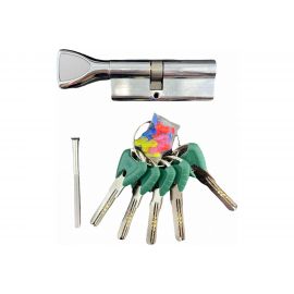 Цилиндровый механизм CRIT личинка замка V-238 45/35 Хп, ключ-вертушка, цвет хром полированный 03981 