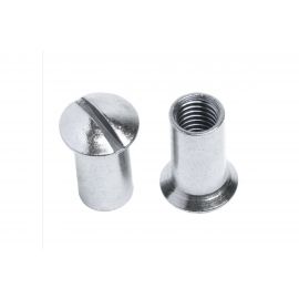 Гильзовая гайка Tech-Krep с полупотайной головкой и прямым шлицем М6 144182 