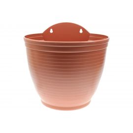 Настенное кашпо ФлораПласт Ассоль терракотовое, 20х16.5 см, 3.5 л, 5 шт. 000906 